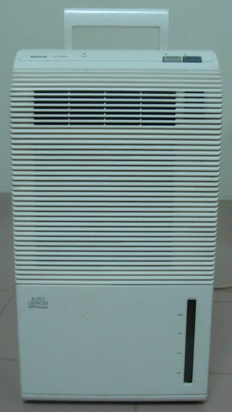 Portable dehumidifier in a residential setting — moisture control context after hidden leaks