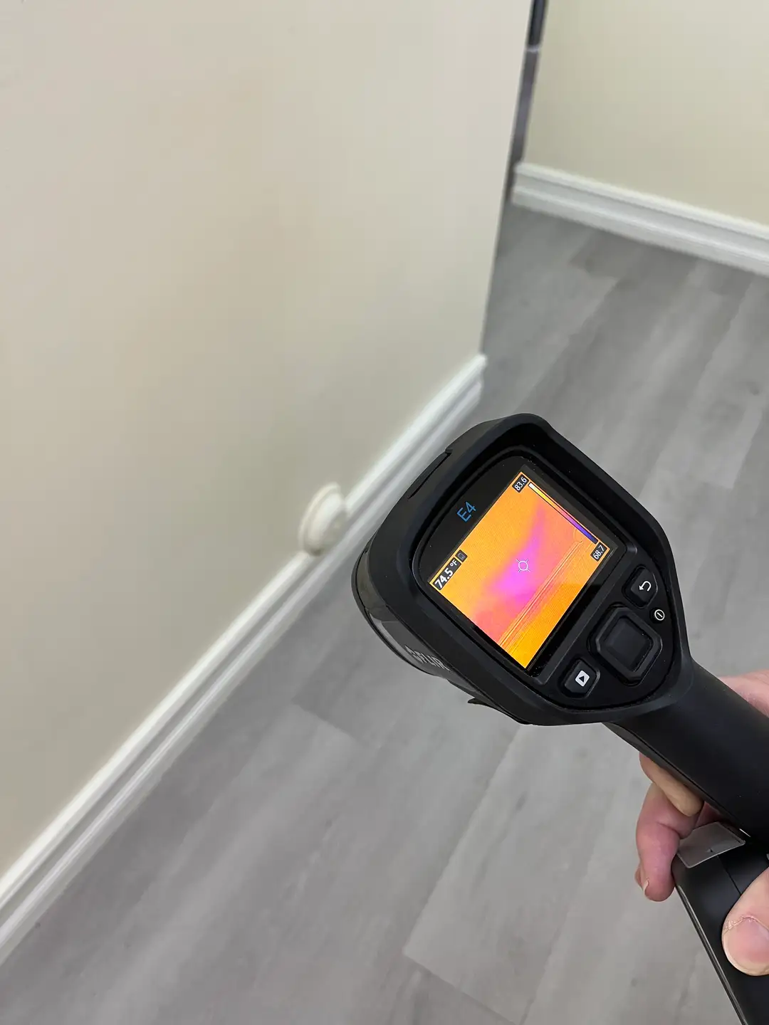 Moisture detection equipment used to identify water sources causing mold growth