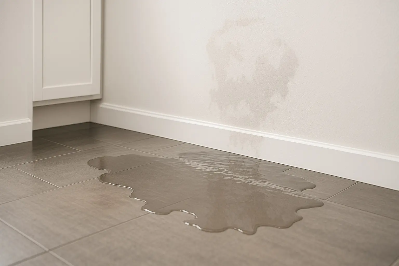 Water Leak Damage Before Detection