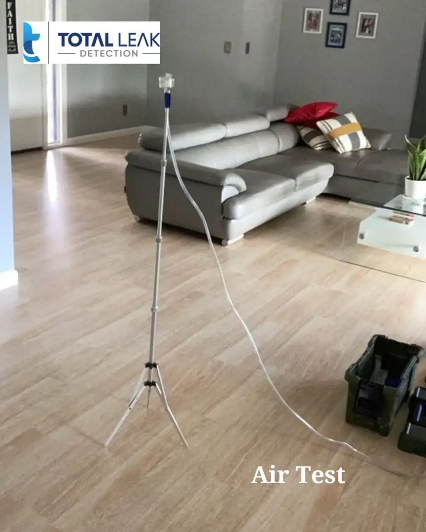 Air quality mold testing to detect mold without visible growth